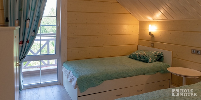 Дом из клееного бруса по проекту \"Прага-мини v.2\" Фото 27